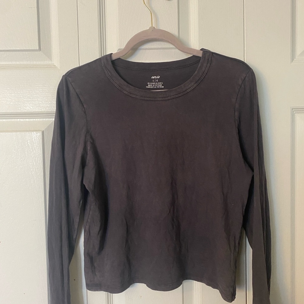 Aerie black long sleeve
